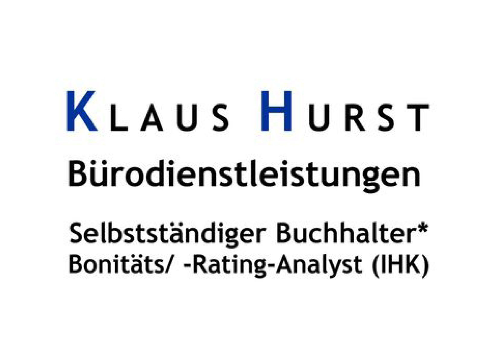 Logo Klaus Hurst Bürodienstleistungen ID[48] A[1]